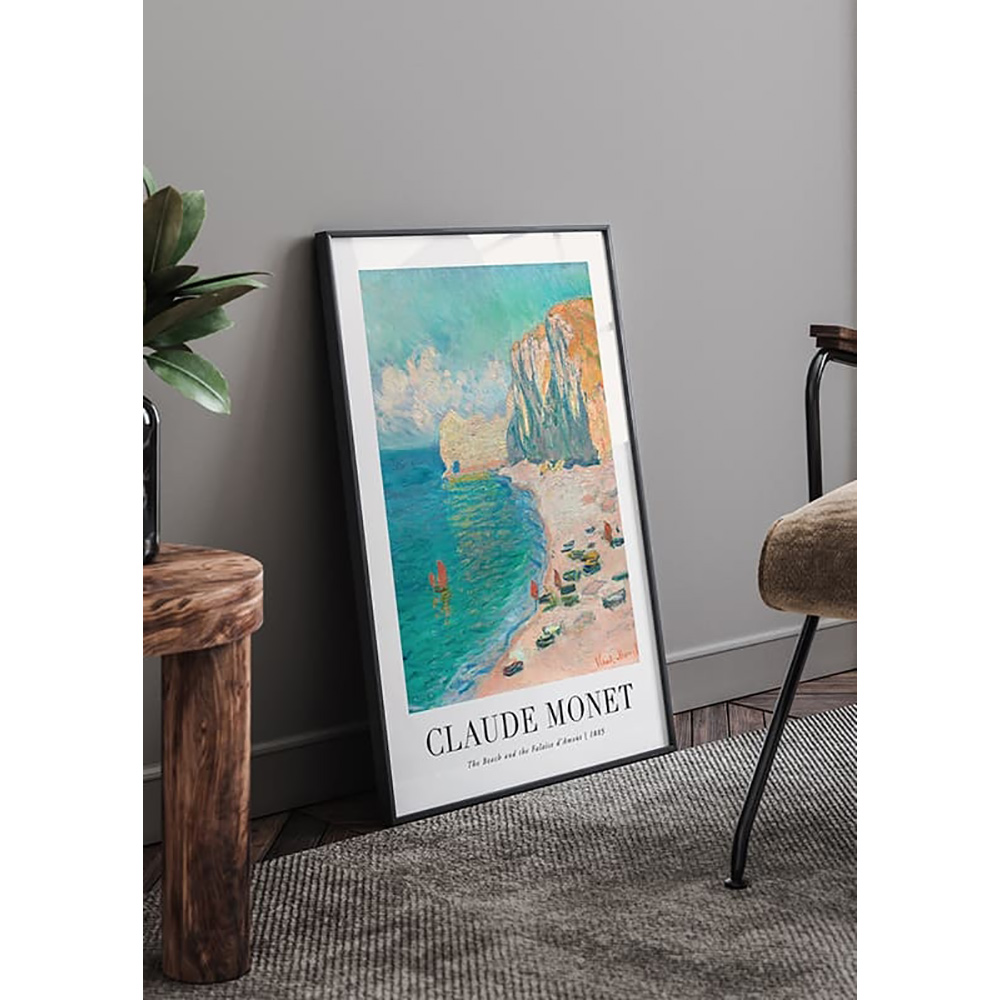 Poster Gallerix The Beach 1885 By Claude Monet
