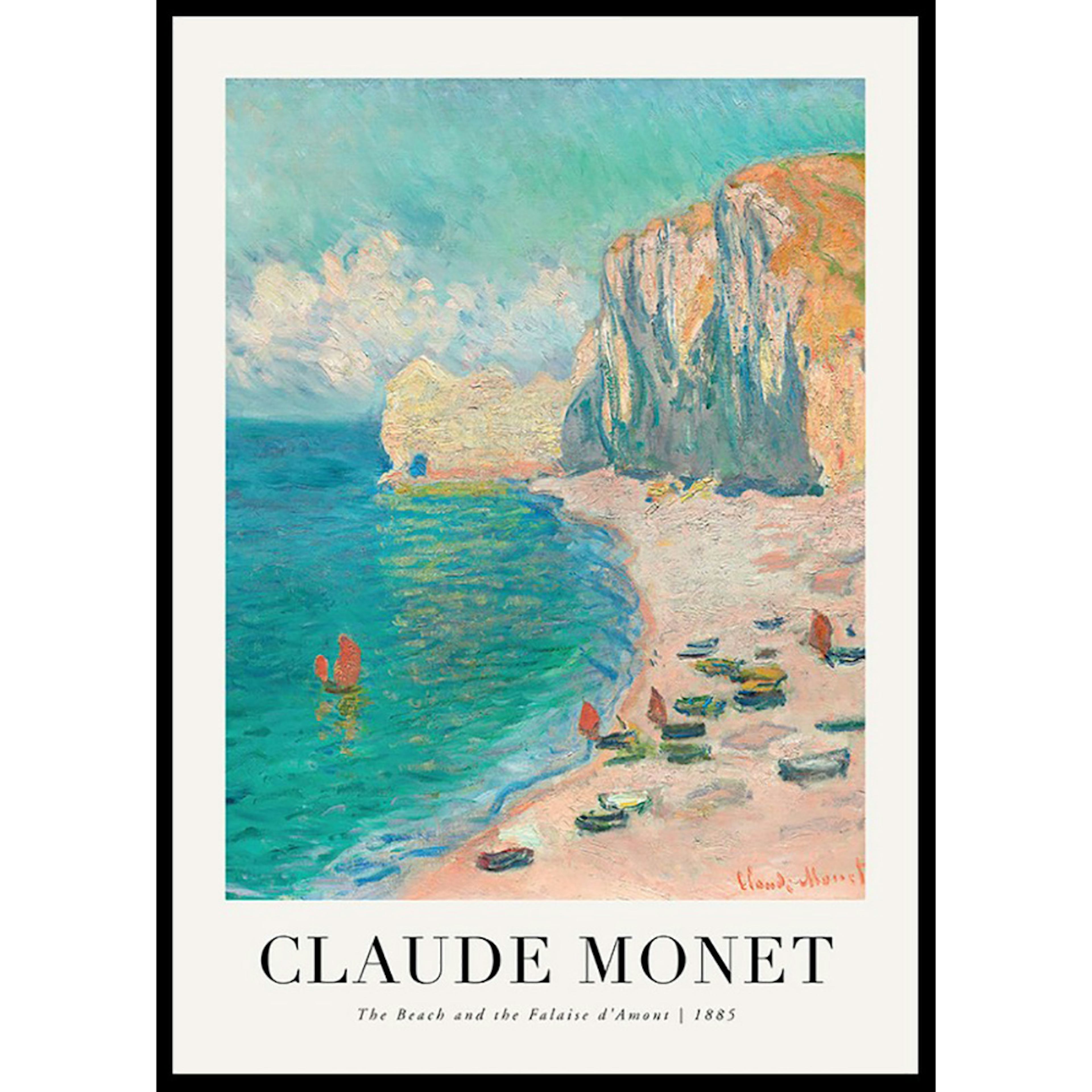 Poster Gallerix The Beach 1885 By Claude Monet