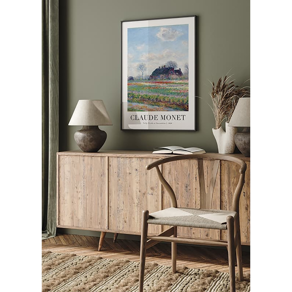 Poster Gallerix Tulip Fields At Sassenheim 1886 By Claude Monet