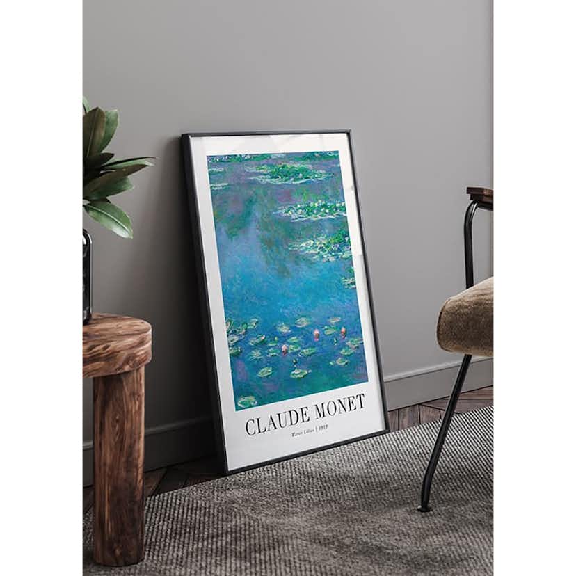 Poster Gallerix Water Lilies 1919 By Claude Monet