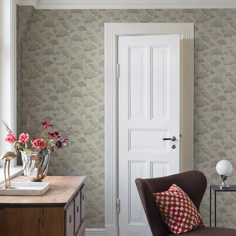 Tapet Boråstapeter Swedish Grace Sophia 5529 EasyUp, Mönstrad Grön