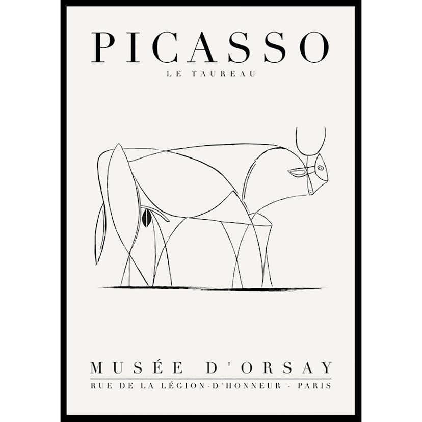 Poster Gallerix Picasso Le Taureau