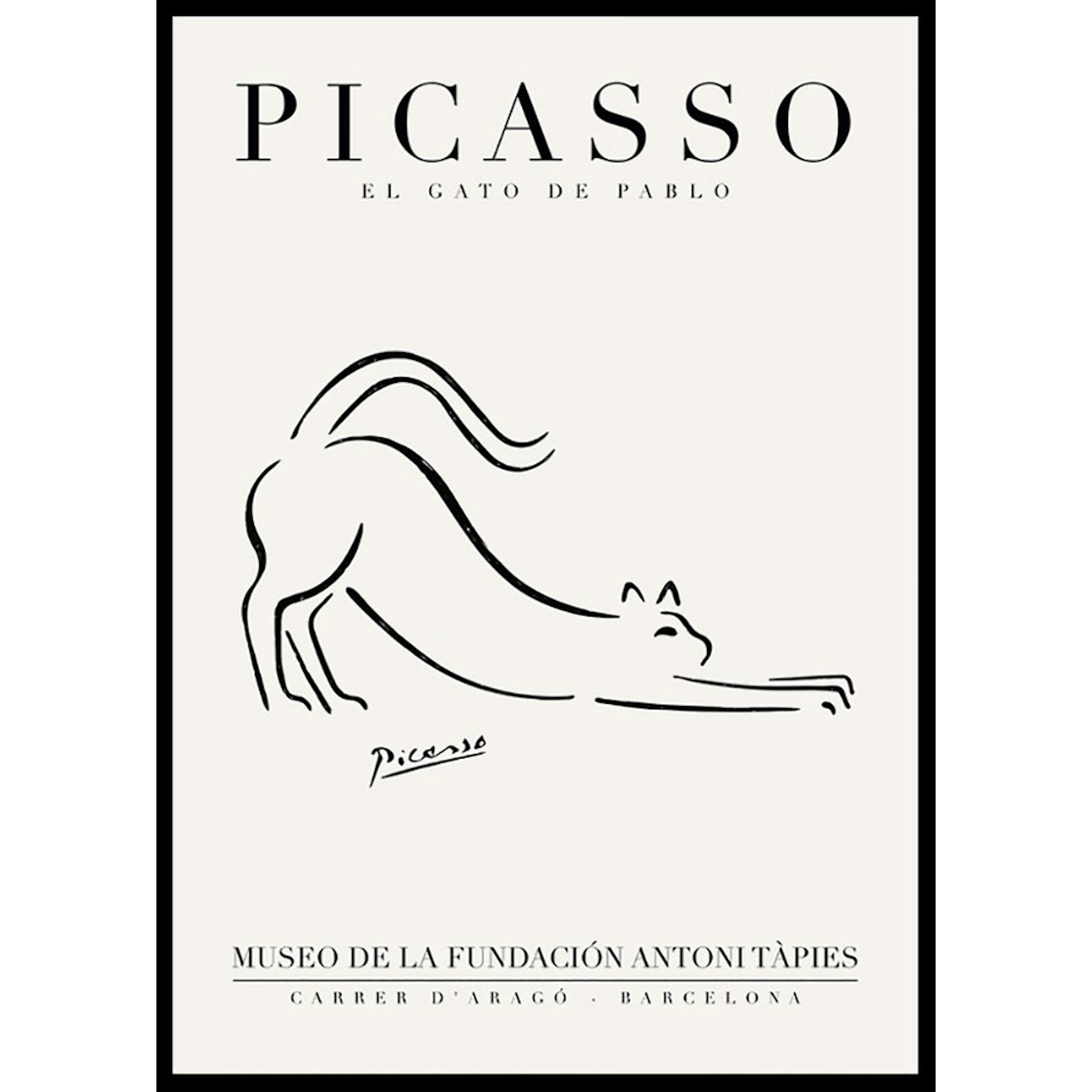 Poster Gallerix El Gato De Pablo