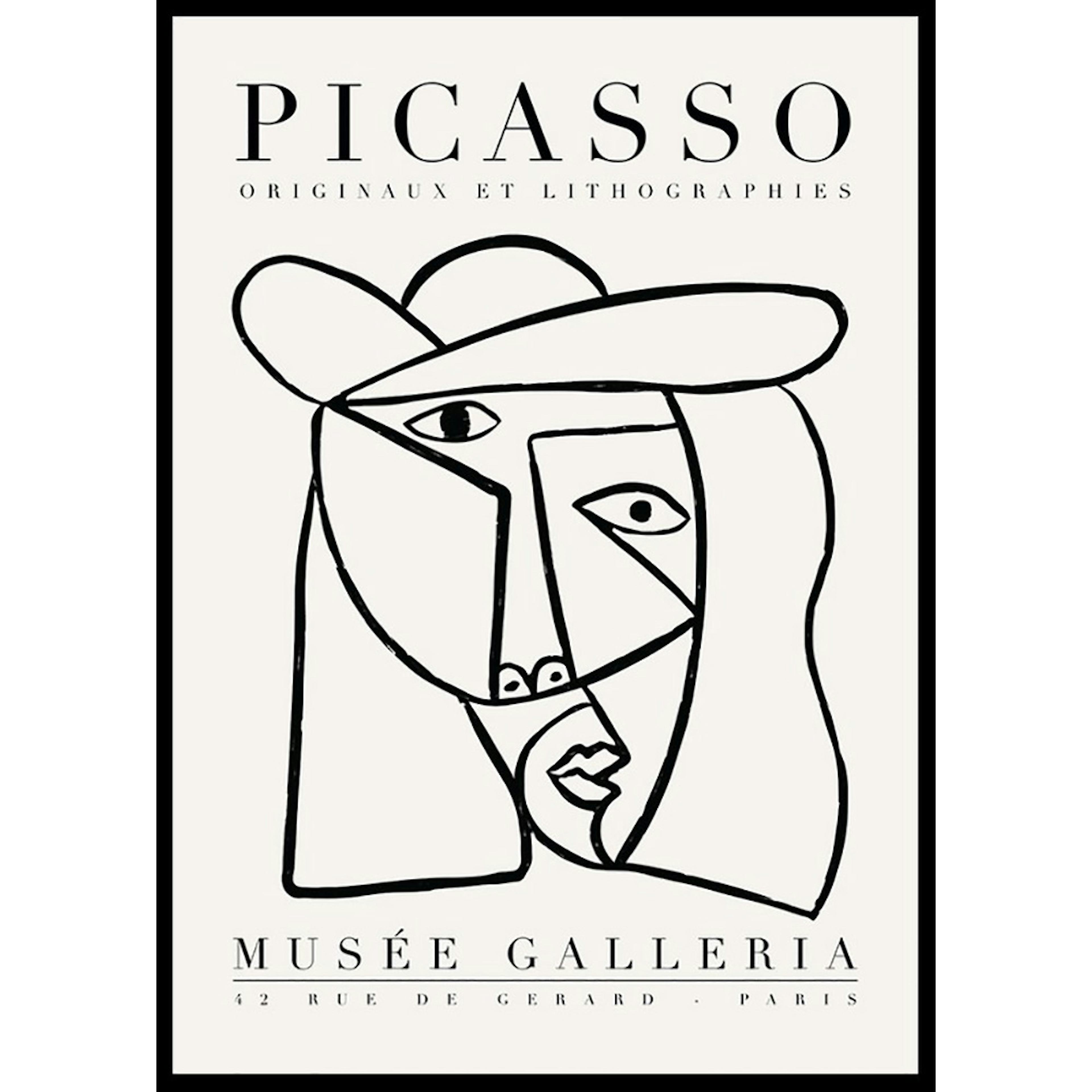 Poster Gallerix Picssso Lithographie No4