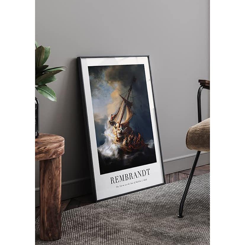 Poster Gallerix The Storm On The Sea Of Galilee By Rembrandt