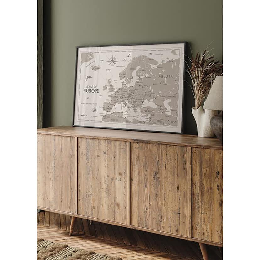 Poster Gallerix A Map Of Europe