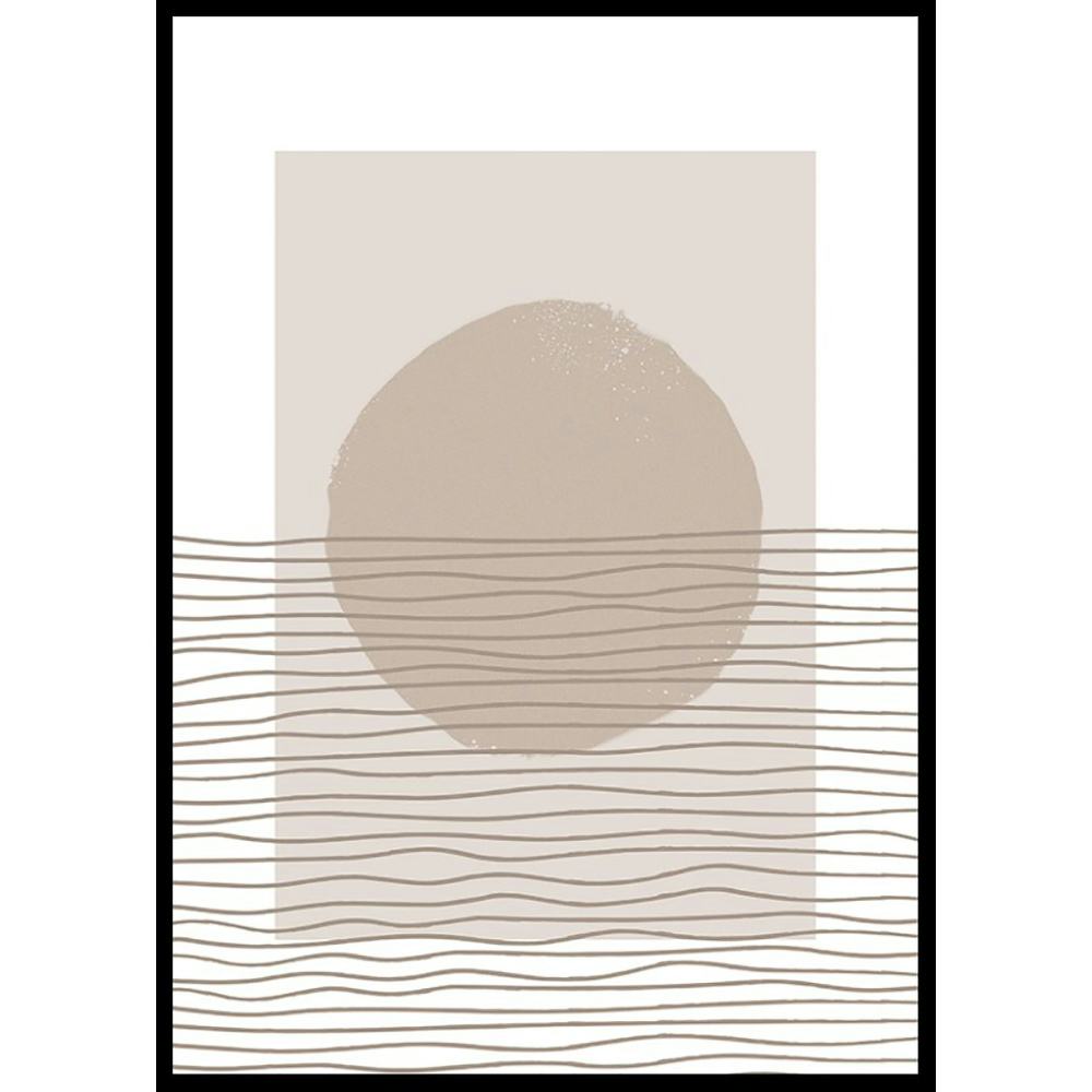 Poster Gallerix Abstract Lined No3