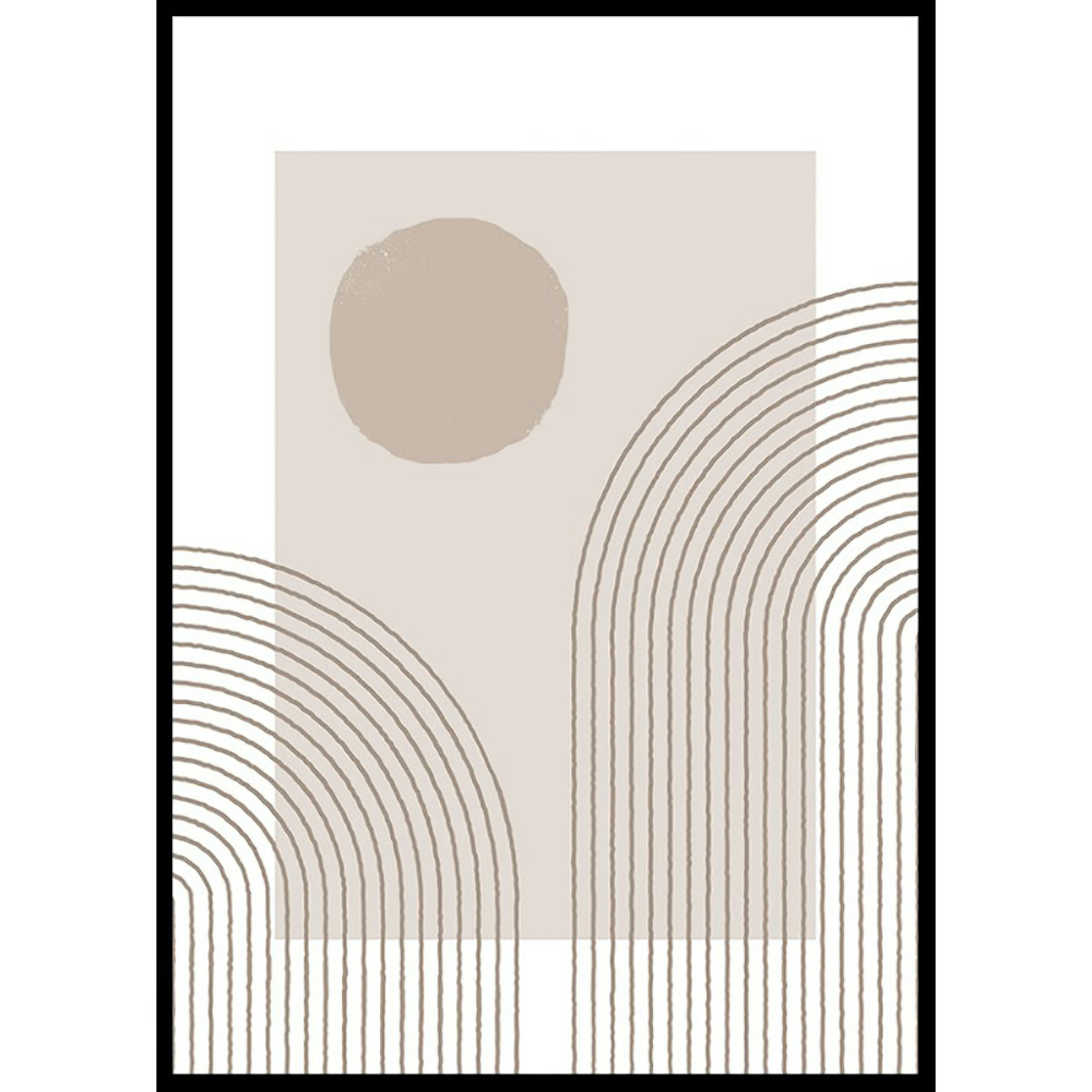 Poster Gallerix Abstract Lined No1