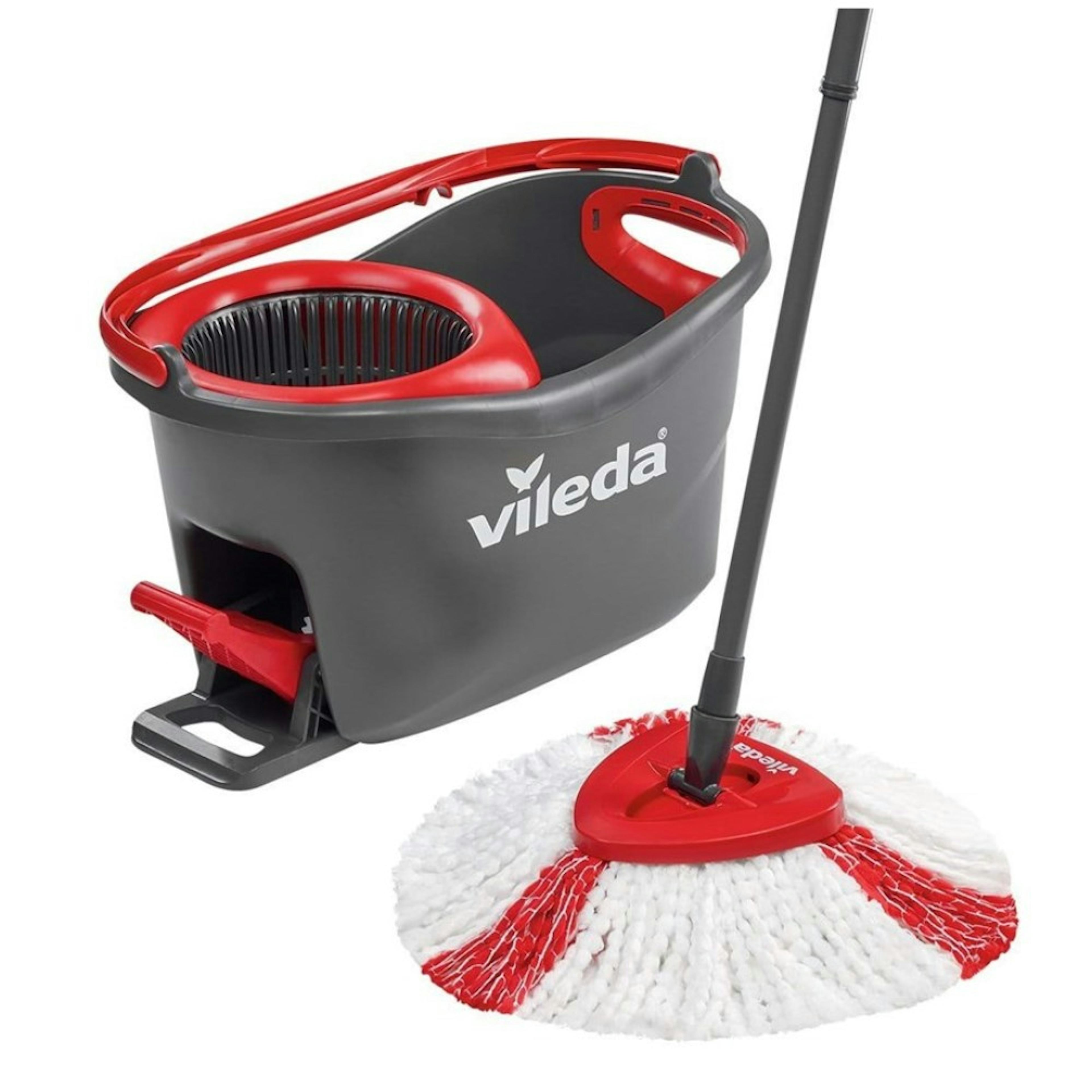 Golvmoppset Vileda Easywring & Clean Turbo Mopp med Teleskophandtag & Skurhink