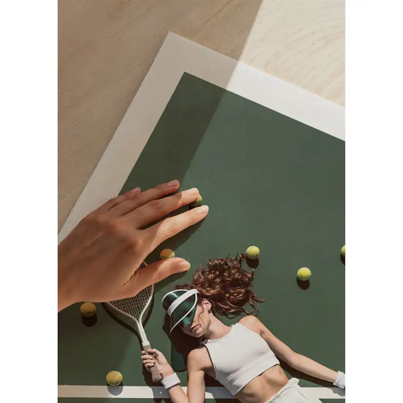 Poster Gallerix On The Tennis Court