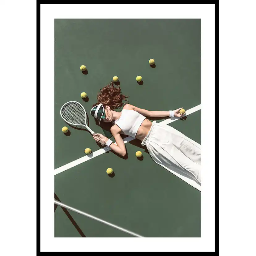 Poster Gallerix On The Tennis Court
