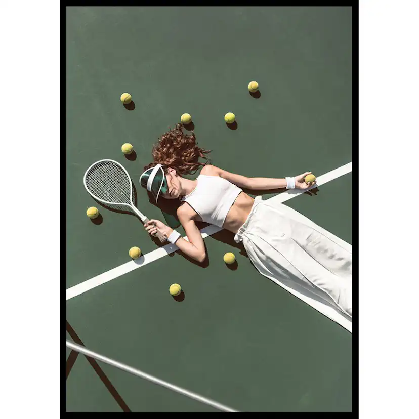 Poster Gallerix On The Tennis Court