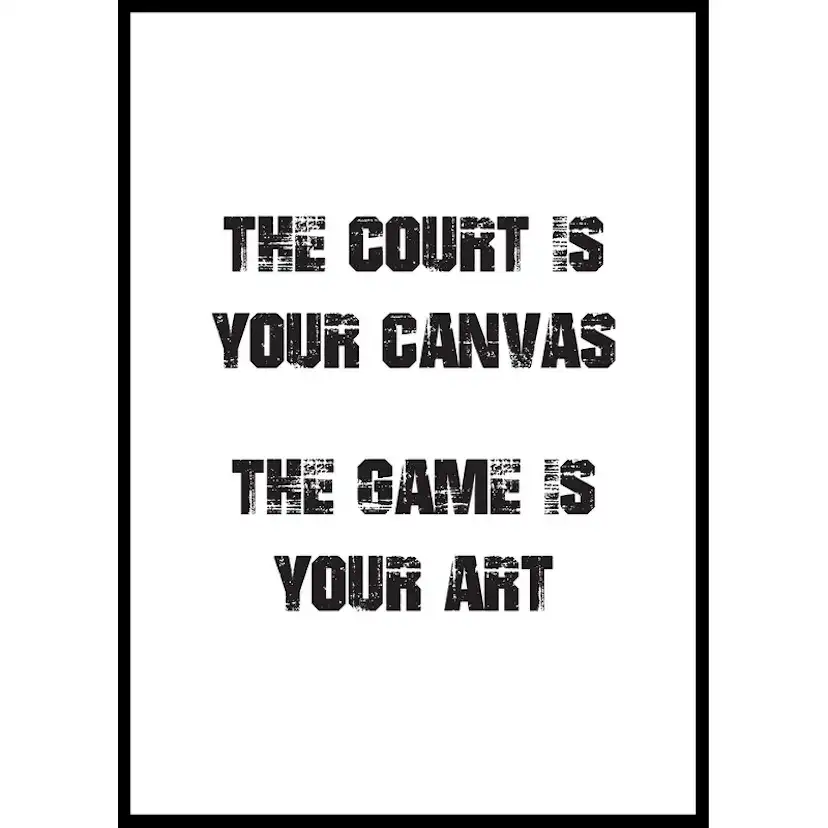 Poster Gallerix The Game Is Your Art