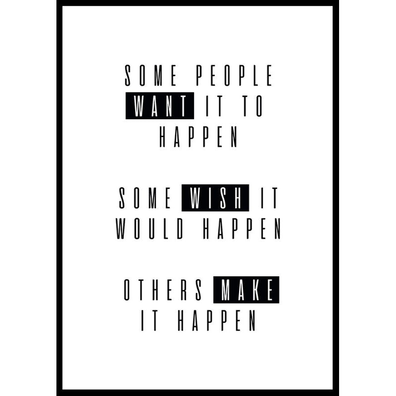 Poster Gallerix Make It Happen