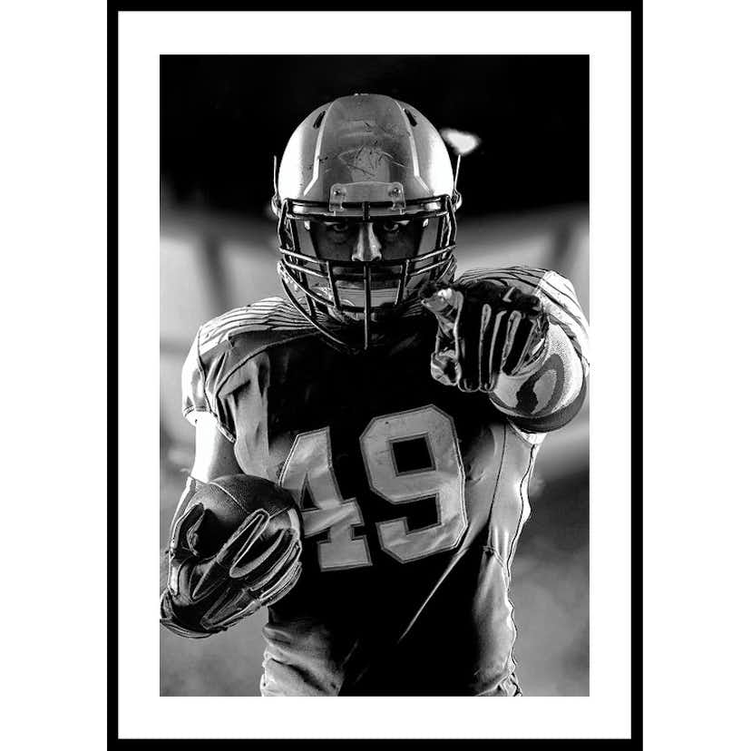 Poster Gallerix American Football Player