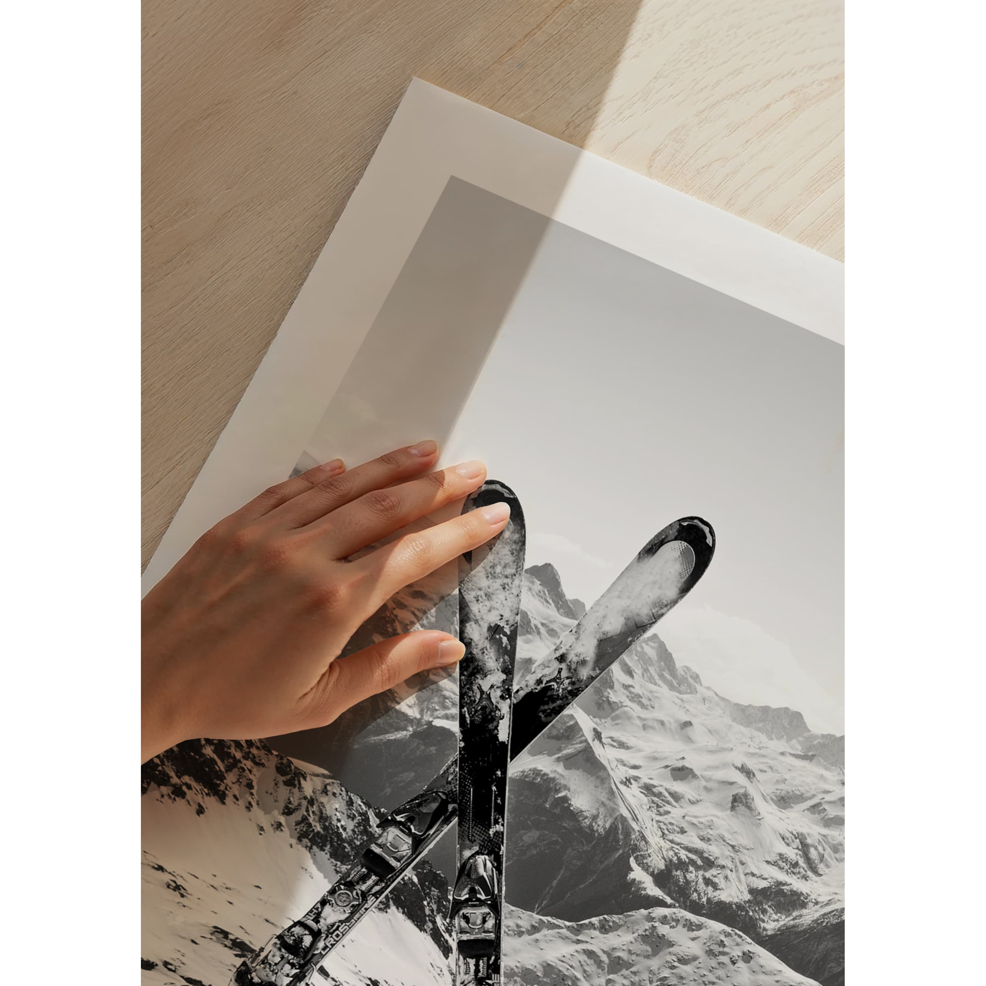 Poster Gallerix Crossed Skis