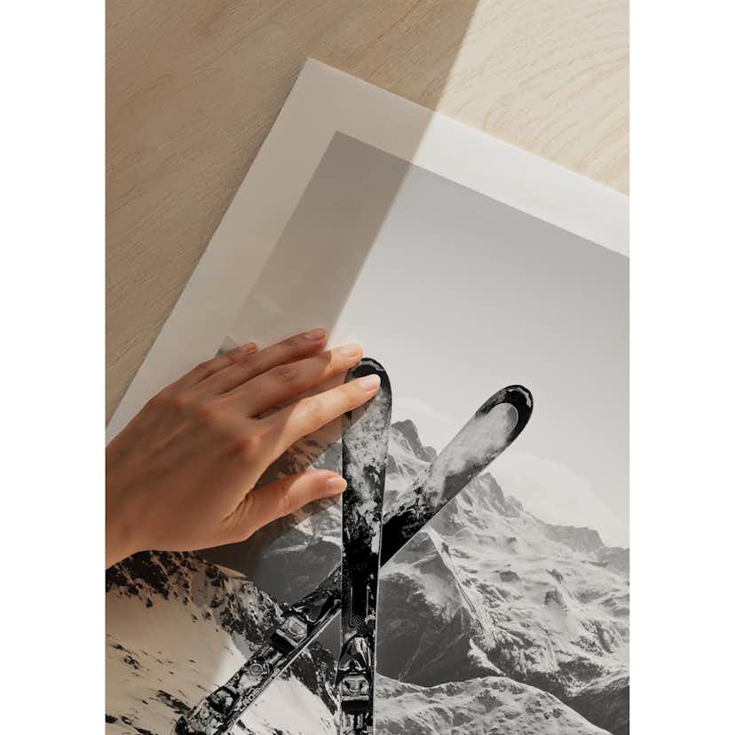 Poster Gallerix Crossed Skis