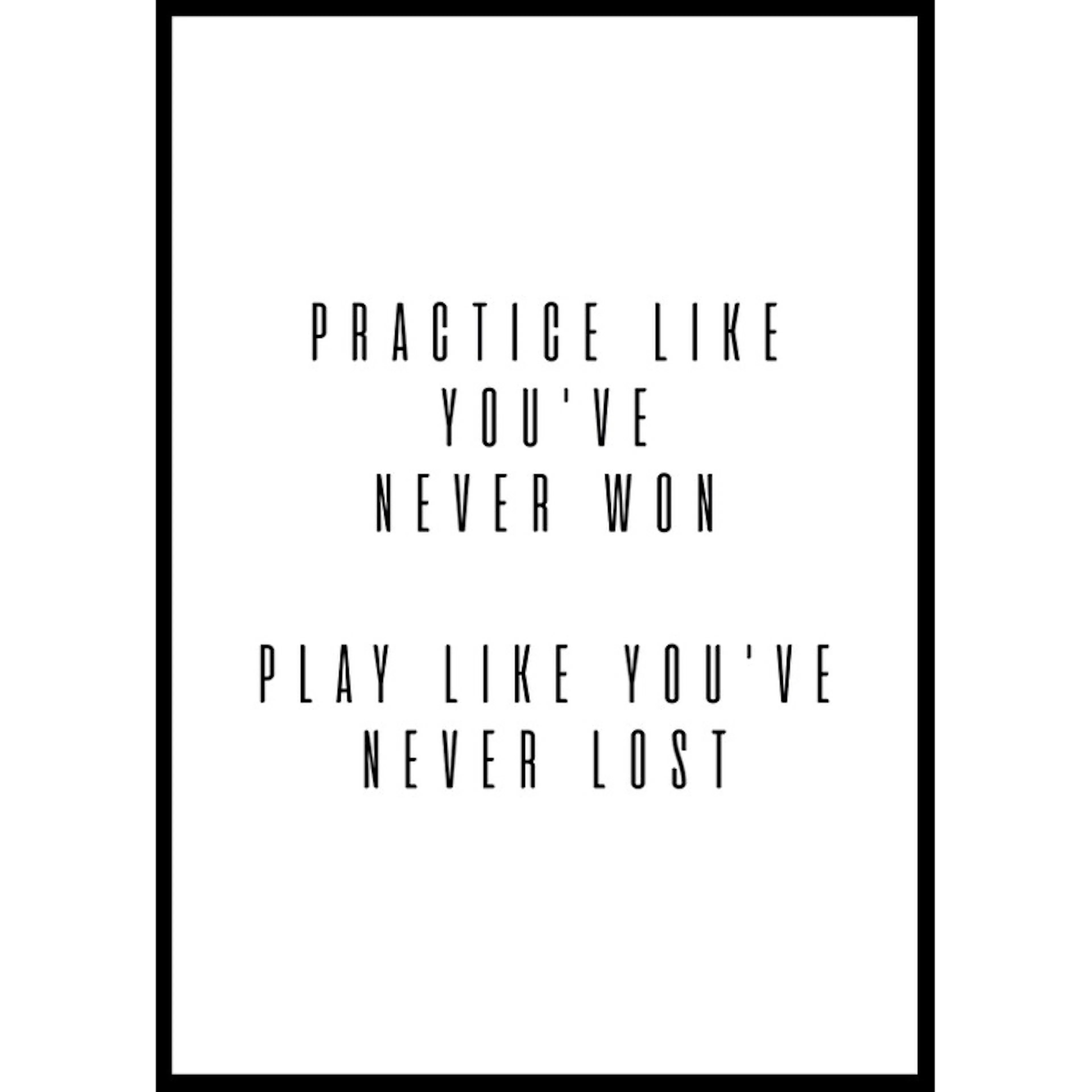 Poster Gallerix Practice And Play