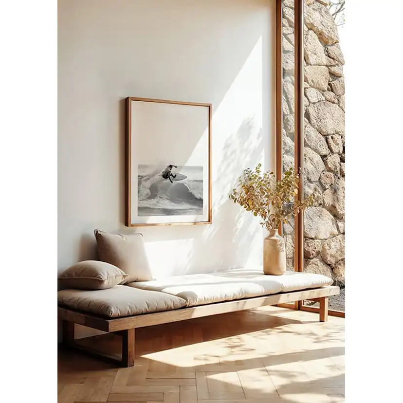 Poster Gallerix Surfer B&W