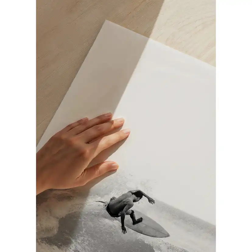 Poster Gallerix Surfer B&W