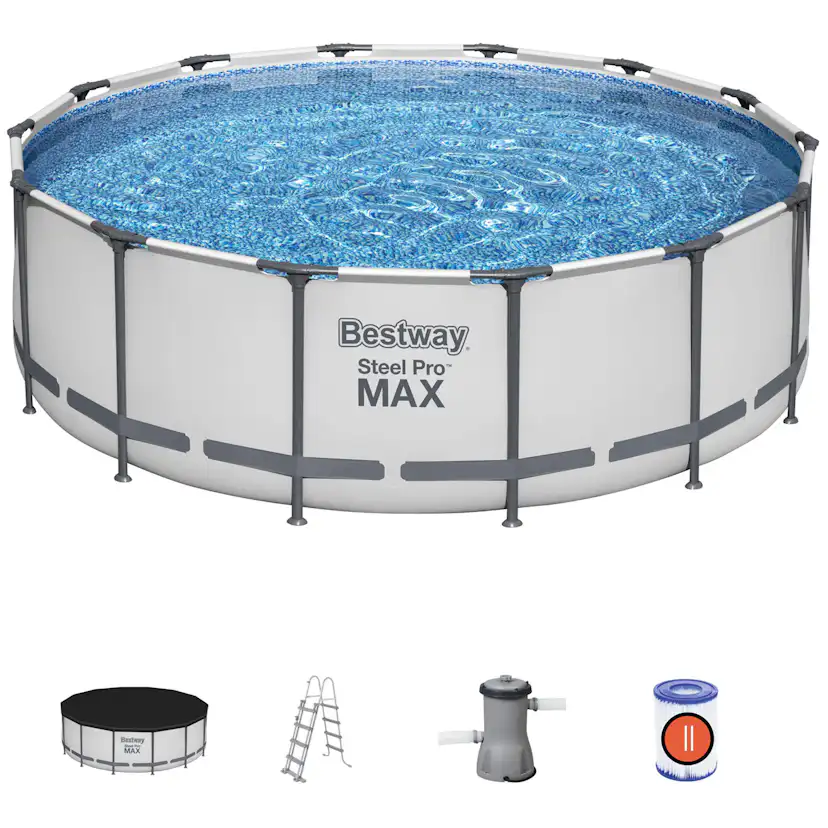 Poolpaket Bestway Steel Pro Max Ø4,27 m ClickConnect