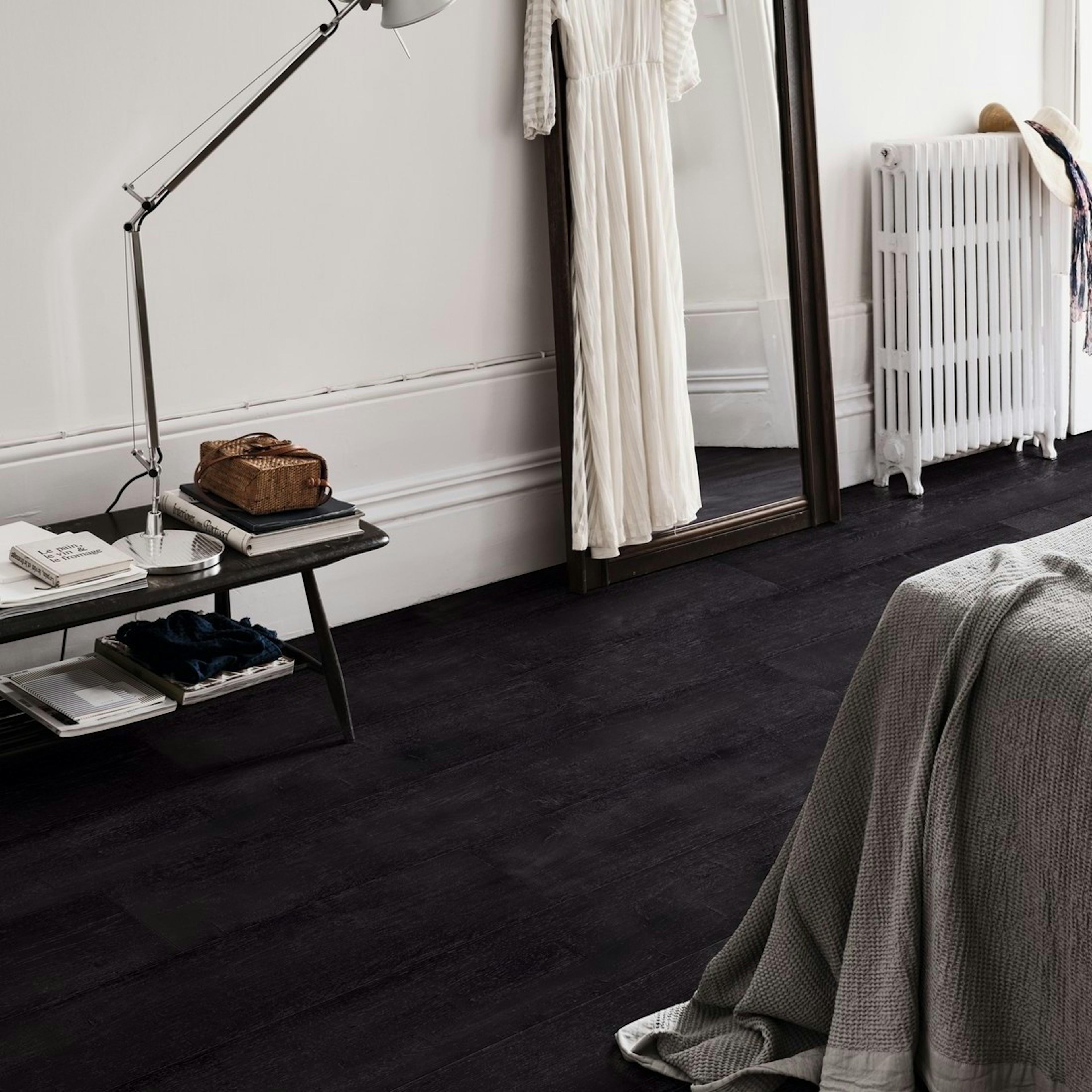 Laminatgolv Pergo Lillehammer Black Painted Oak