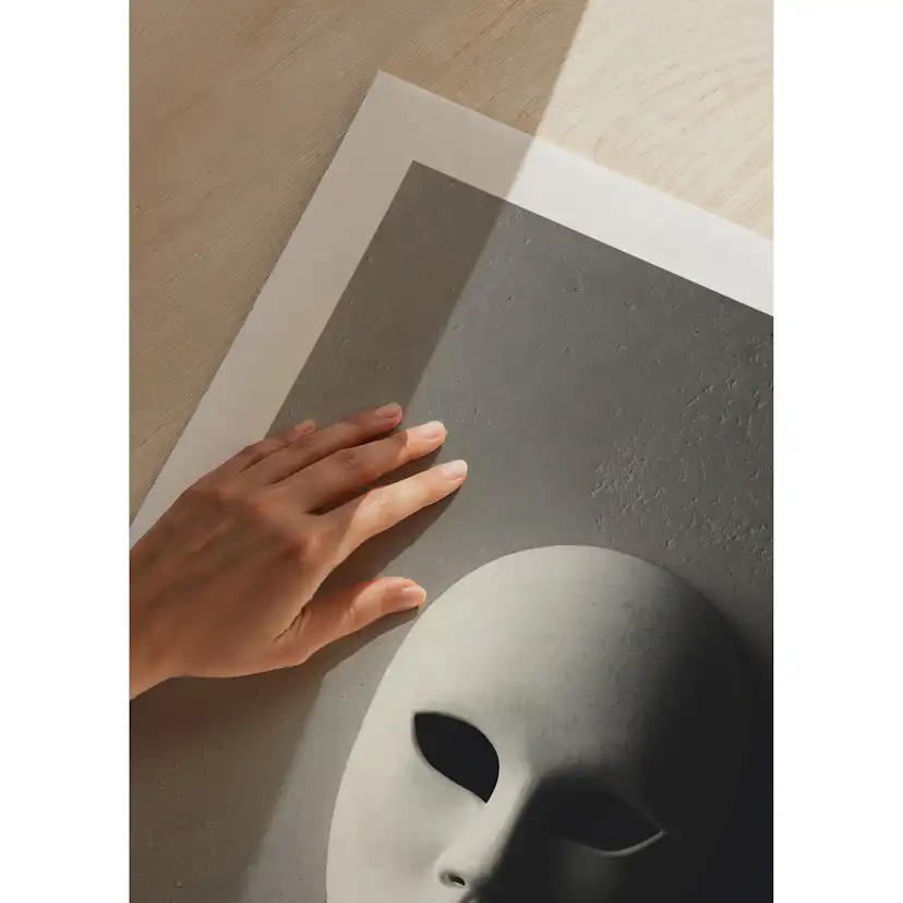 Poster Gallerix Mask On The Wall