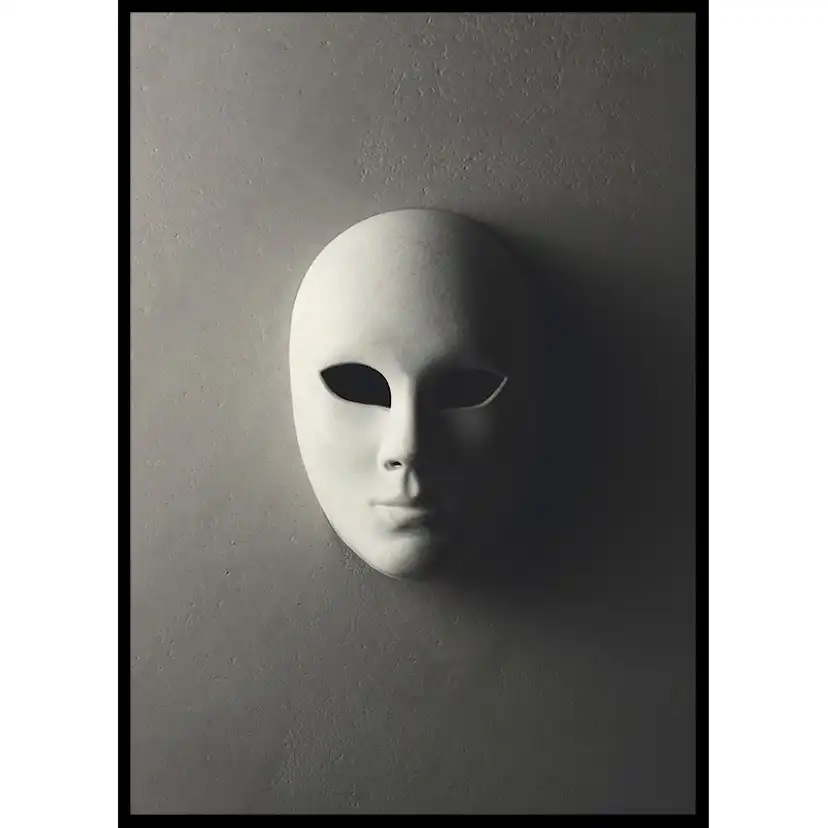 Poster Gallerix Mask On The Wall