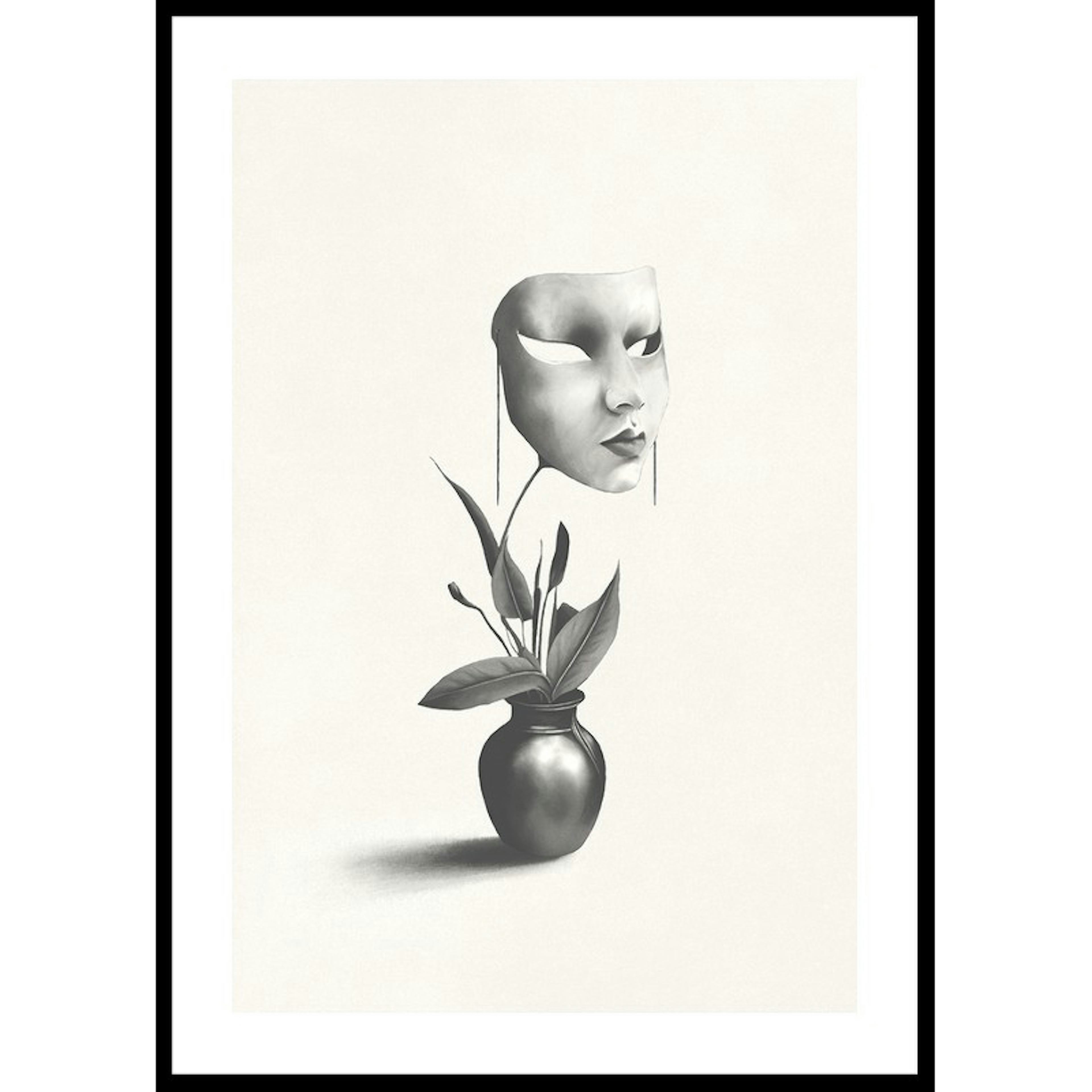 Poster Gallerix Mask In A Plant