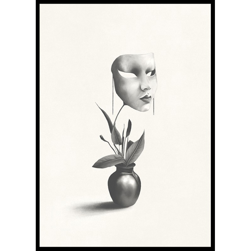 Poster Gallerix Mask In A Plant