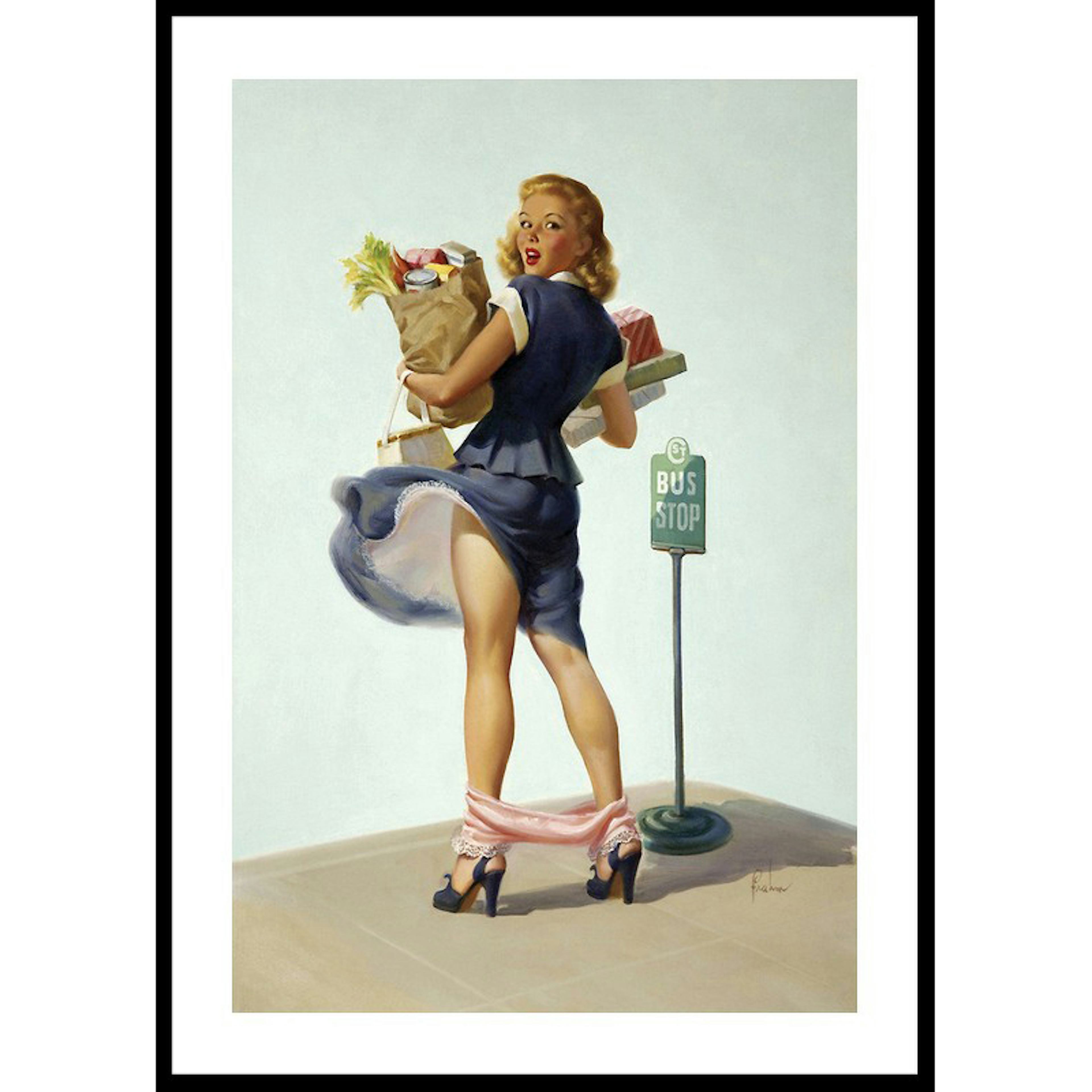 Poster Gallerix Vintage Shopper