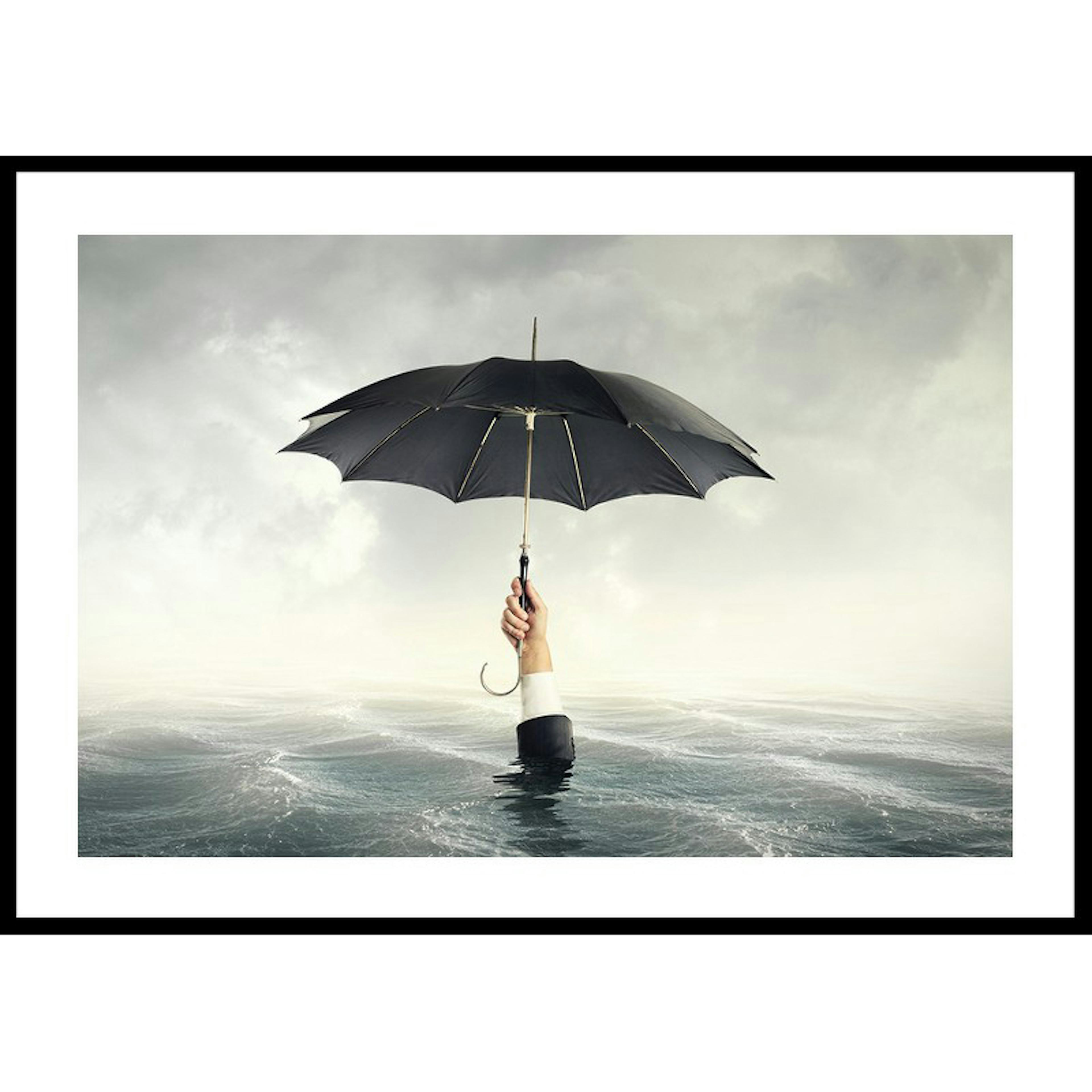 Poster Gallerix Drowning With An Umbrella