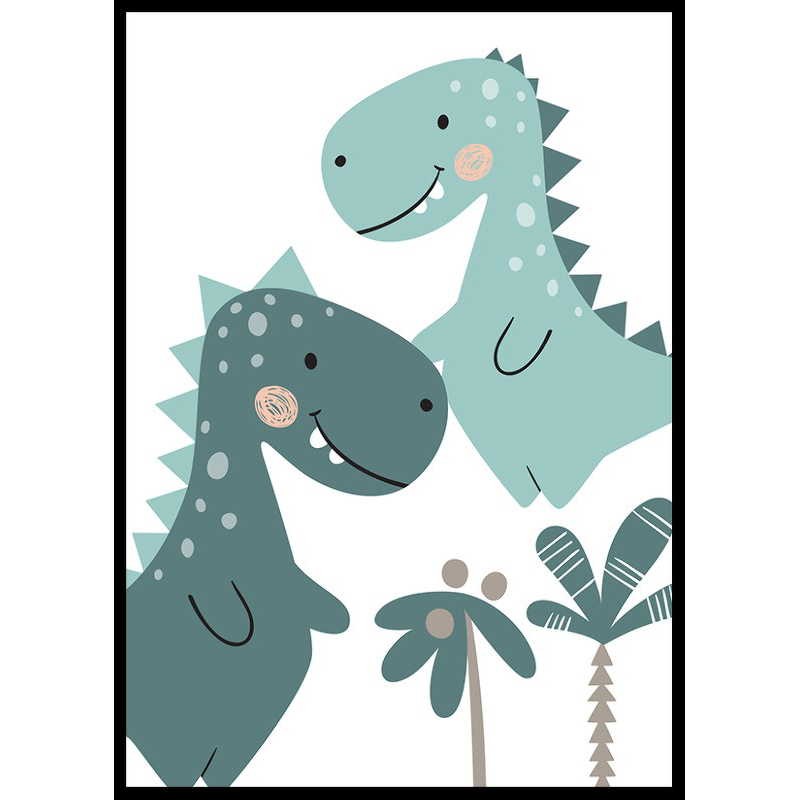 Poster Gallerix Rex Dinosaur Friends