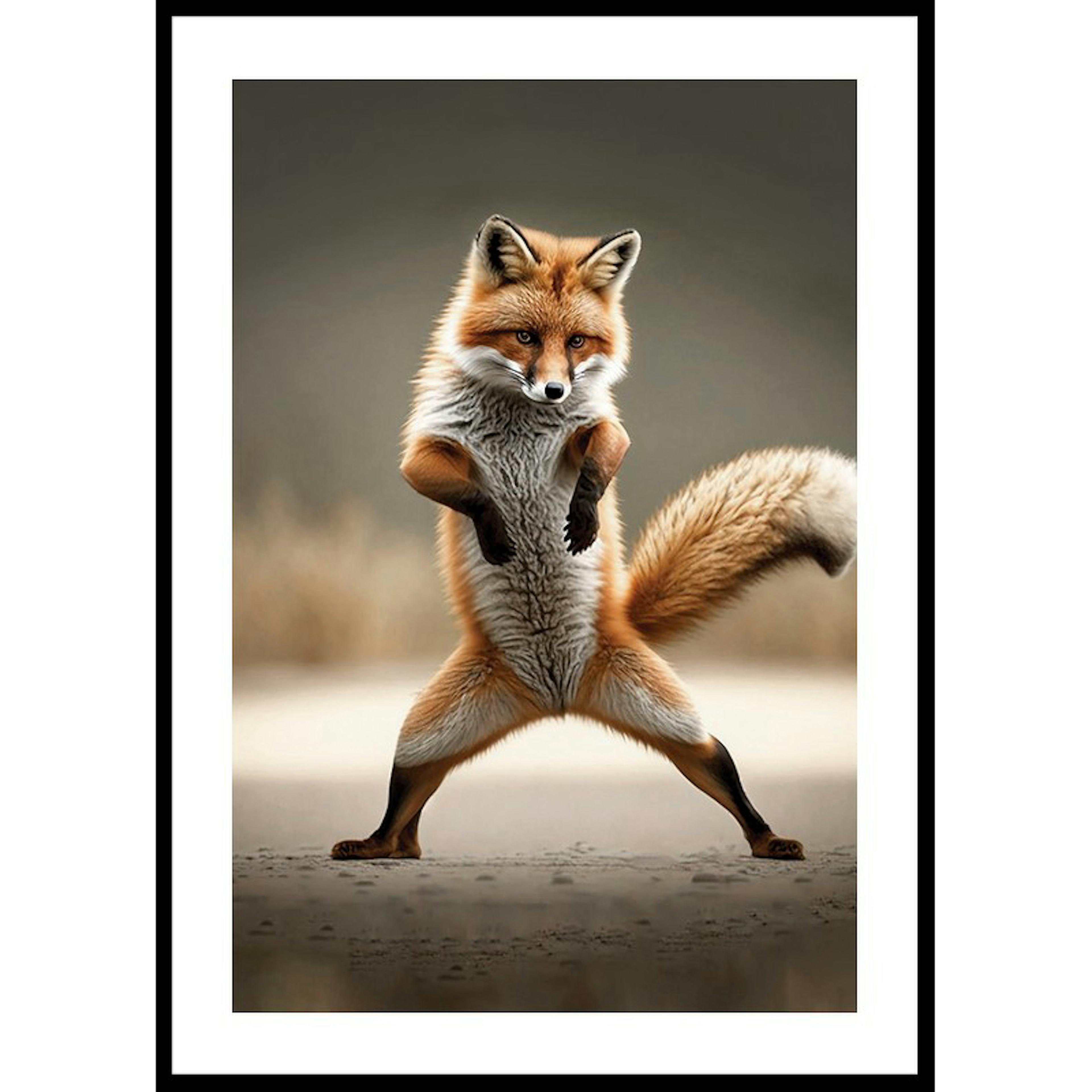 Poster Gallerix Dancing Fox