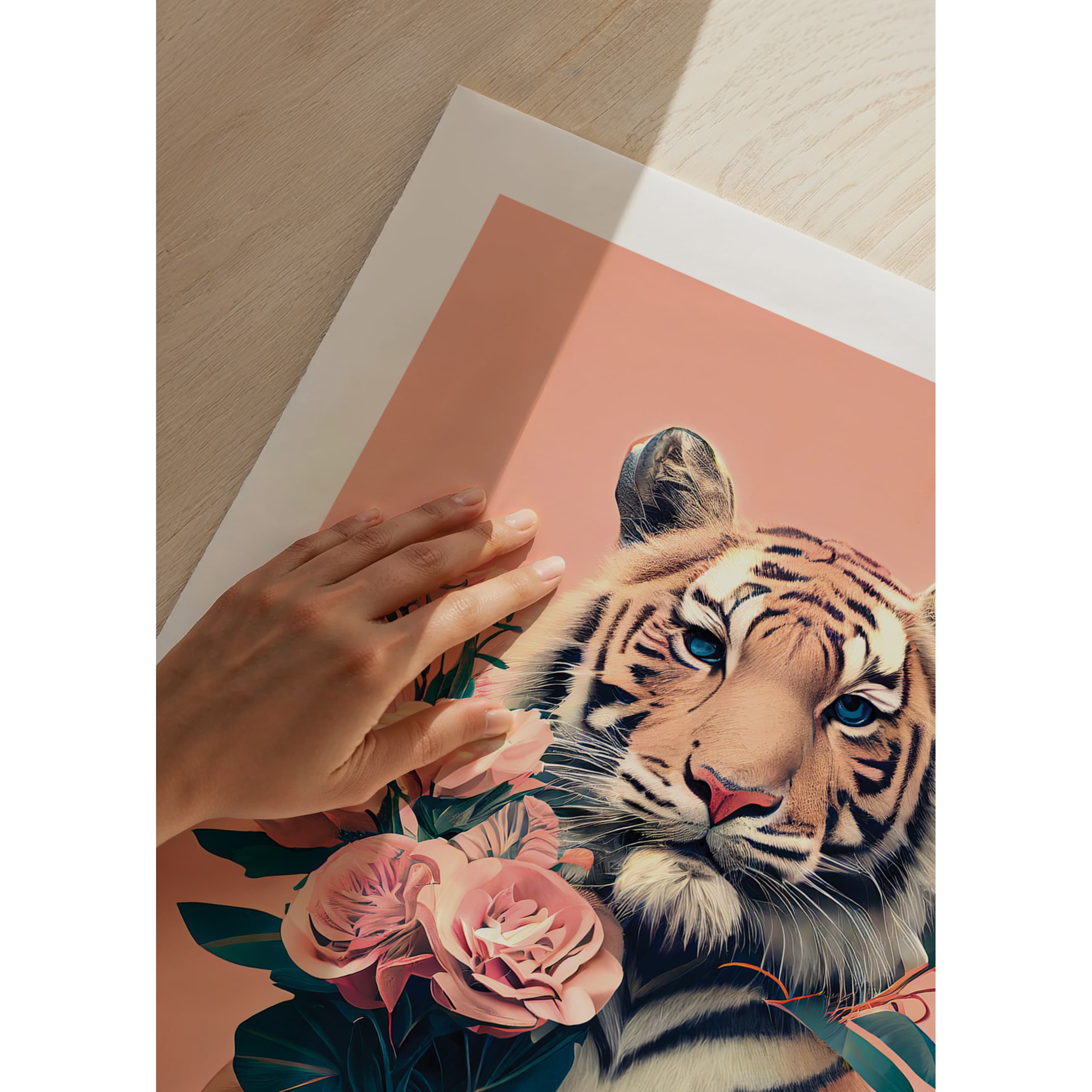 Poster Gallerix Tiger Bouquet