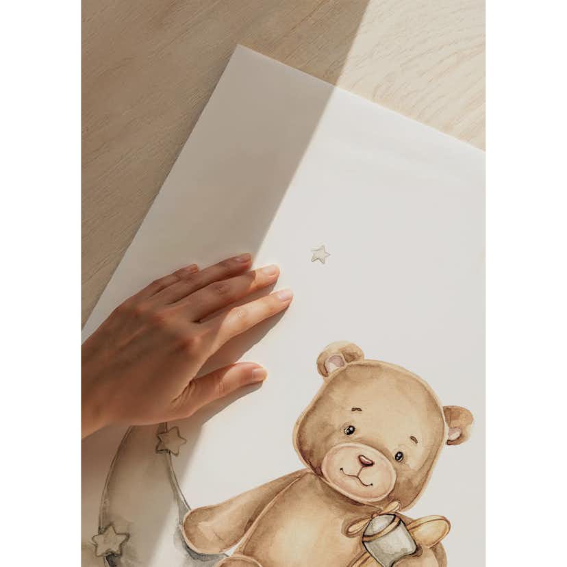 Poster Gallerix Teddy Bear On The Moon