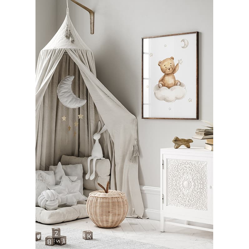 Poster Gallerix Teddy Bear Picking Stars