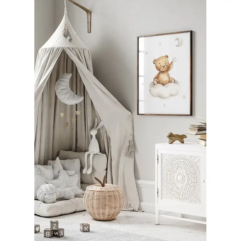 Poster Gallerix Teddy Bear Picking Stars