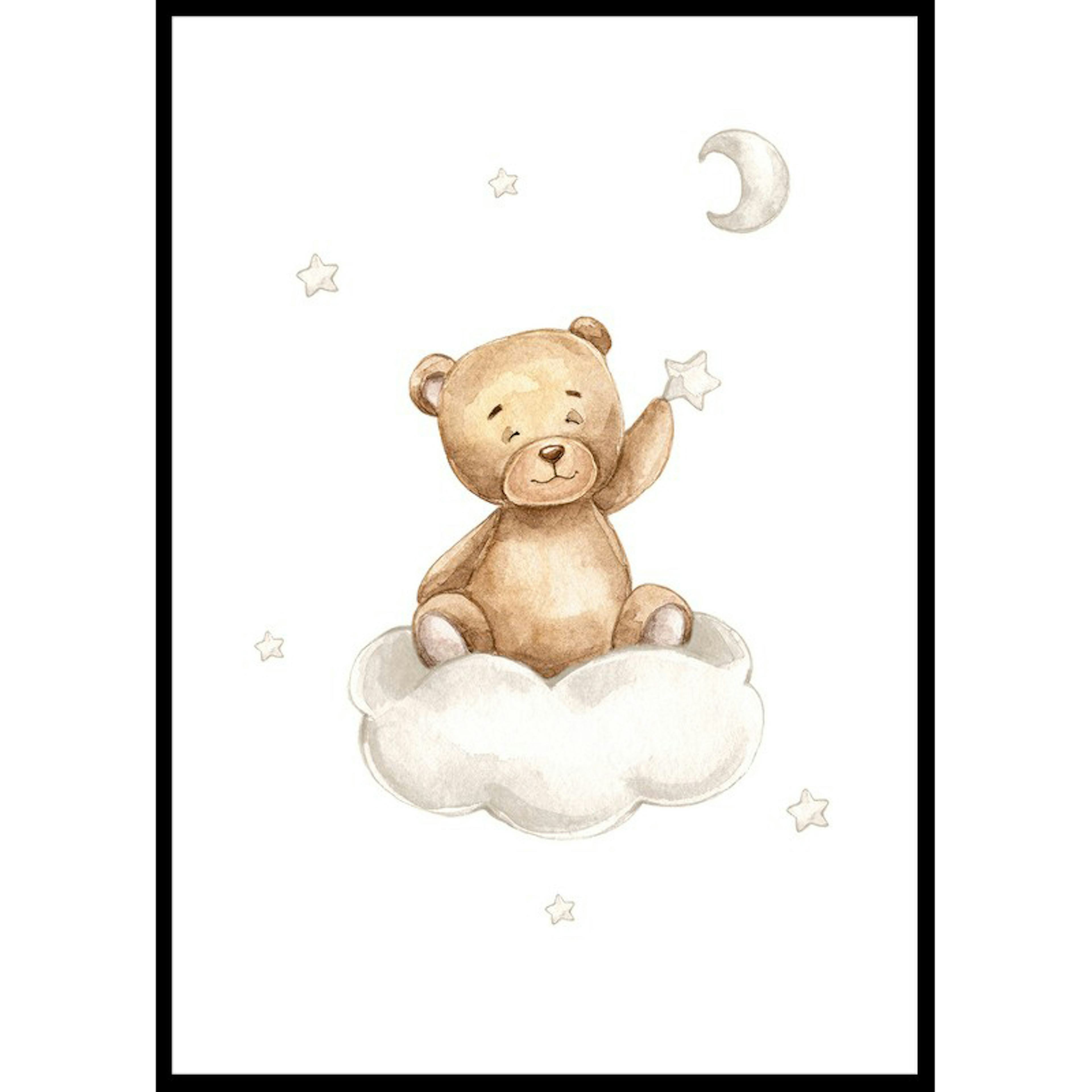 Poster Gallerix Teddy Bear Picking Stars