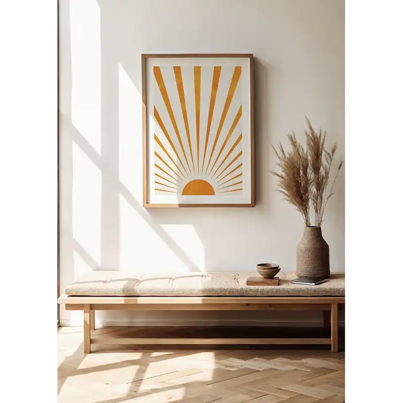 Poster Gallerix Sunbeams Watercolor