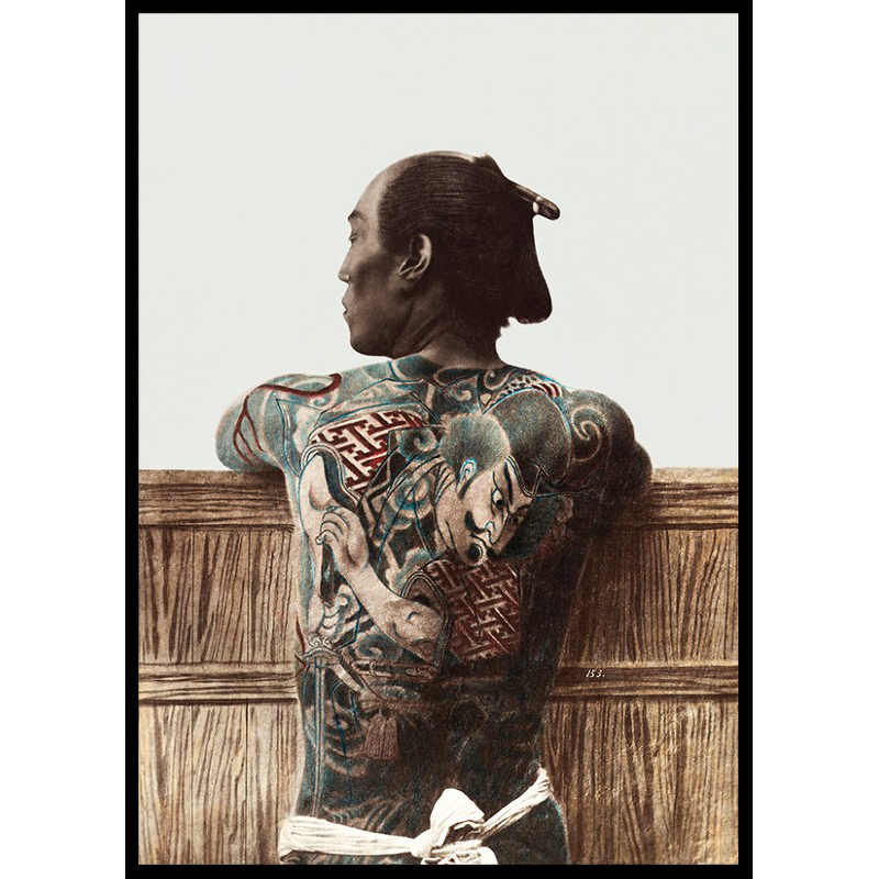 Poster Gallerix Tattoo In Color By Kusakabe Kimbei