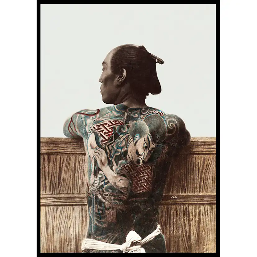 Poster Gallerix Tattoo In Color By Kusakabe Kimbei