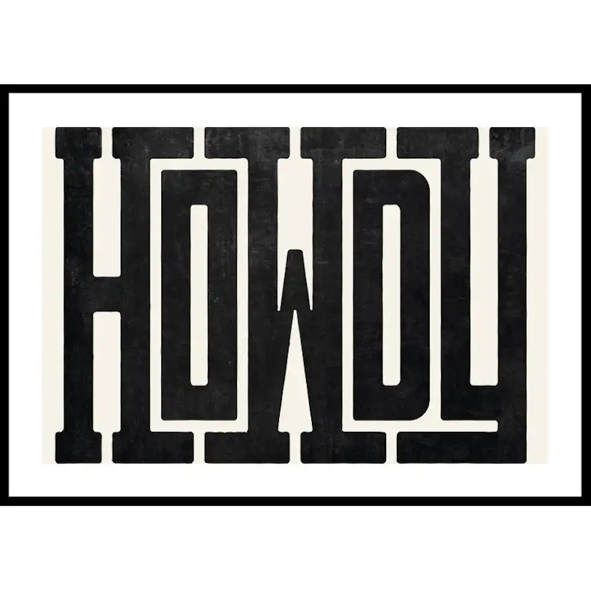 Poster Gallerix Howdy