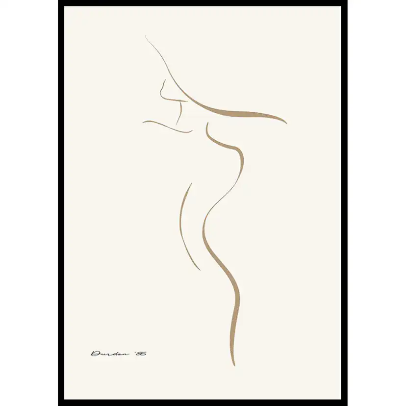 Poster Gallerix Shape Of A Woman No1