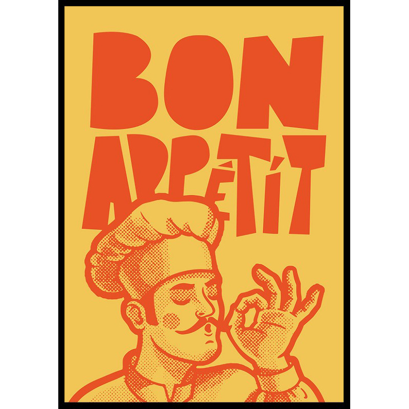 Poster Gallerix Chefs Bon Appetit