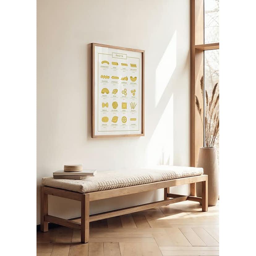 Poster Gallerix Types Of Pasta Guide