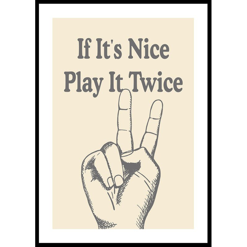 Poster Gallerix Nice Play Twice