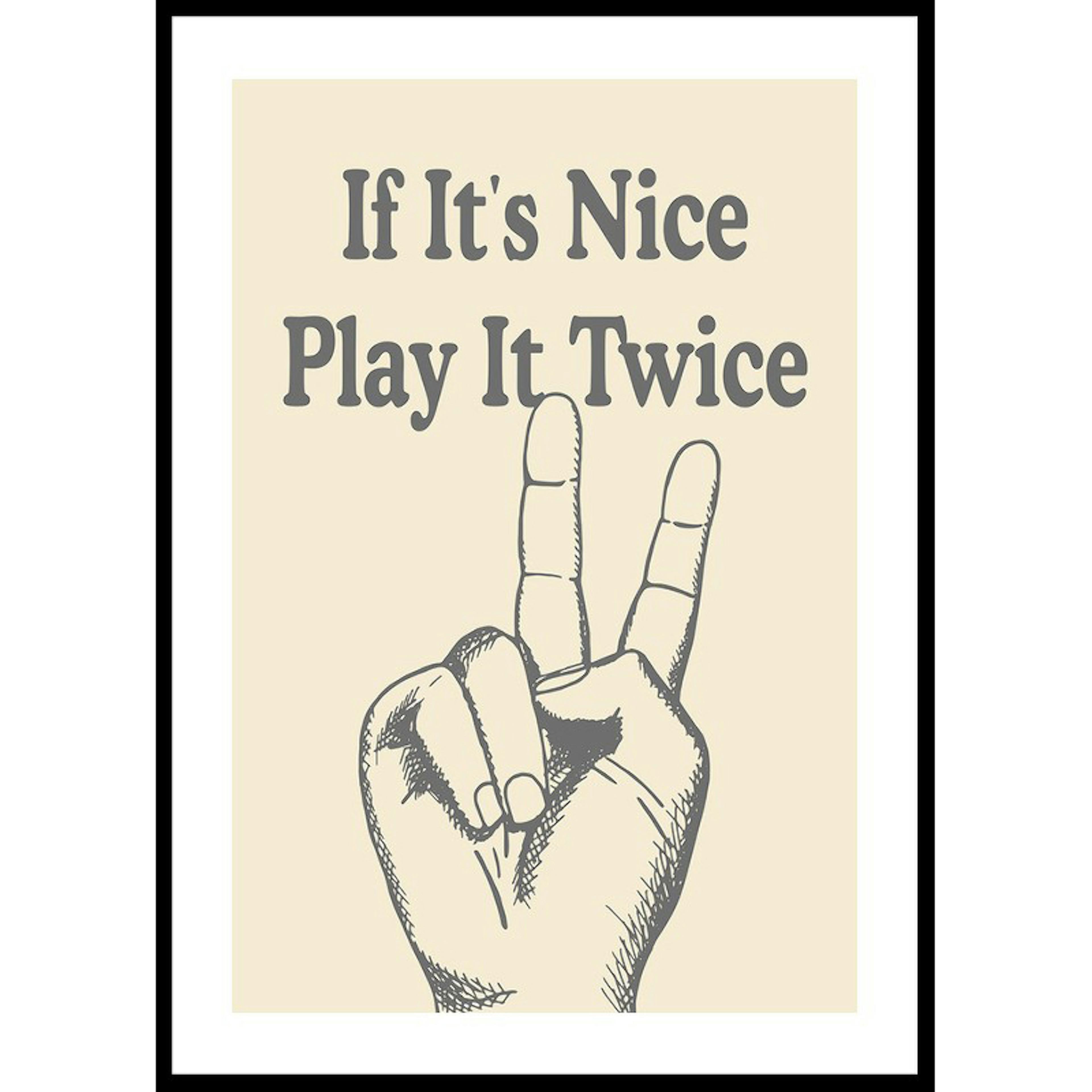 Poster Gallerix Nice Play Twice