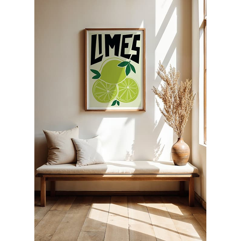 Poster Gallerix Limes Vintage Retro