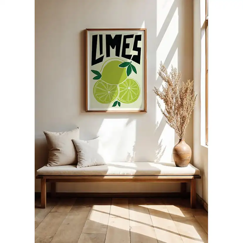 Poster Gallerix Limes Vintage Retro